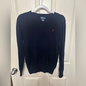 Polo by Ralph Lauren Boy’s Dark Blue Crewneck Sweater